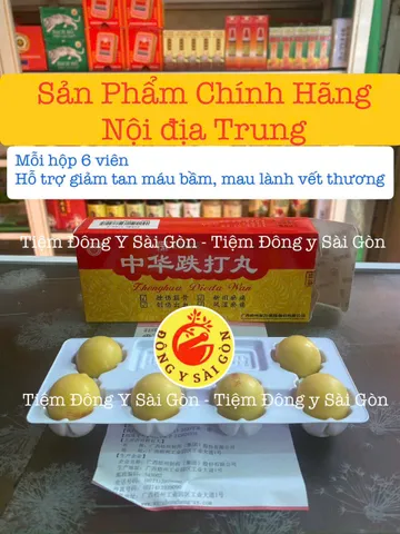 Hỗ Trợ Tan Máu Bầm Trật Đả Hộp 6 Viên - Giúp Mau Lành Vết Thương, Sản Phẩm Nội Địa Trung Quốc Chất Lượng Cao