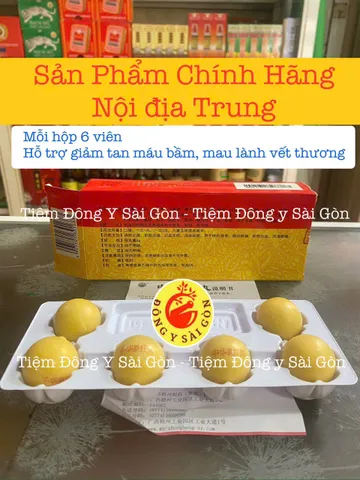 Hỗ Trợ Tan Máu Bầm Trật Đả Hộp 6 Viên - Giúp Mau Lành Vết Thương, Sản Phẩm Nội Địa Trung Quốc Chất Lượng Cao