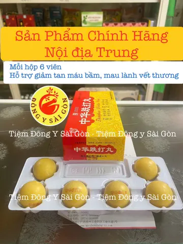 Hỗ Trợ Tan Máu Bầm Trật Đả Hộp 6 Viên - Giúp Mau Lành Vết Thương, Sản Phẩm Nội Địa Trung Quốc Chất Lượng Cao