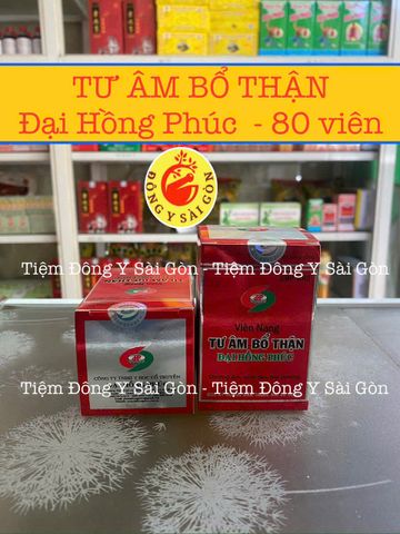Tư Âm Bổ Thận Đại Hồng Phúc - Viên Nang Hỗ Trợ Suy Thận, Đau Lưng, Tiểu Đêm, 80 Viên Giúp Ổn Định Huyết Áp