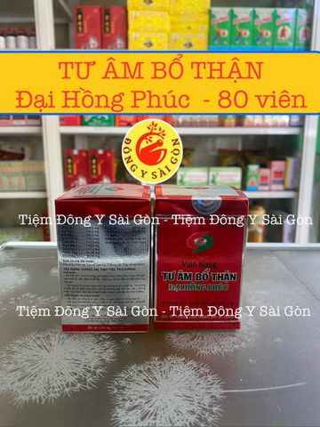 Tư Âm Bổ Thận Đại Hồng Phúc - Viên Nang Hỗ Trợ Suy Thận, Đau Lưng, Tiểu Đêm, 80 Viên Giúp Ổn Định Huyết Áp