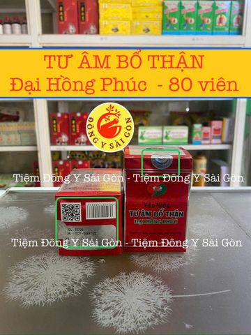 Tư Âm Bổ Thận Đại Hồng Phúc - Viên Nang Hỗ Trợ Suy Thận, Đau Lưng, Tiểu Đêm, 80 Viên Giúp Ổn Định Huyết Áp
