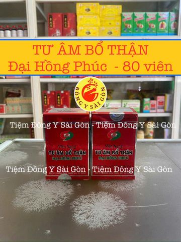 Tư Âm Bổ Thận Đại Hồng Phúc - Viên Nang Hỗ Trợ Suy Thận, Đau Lưng, Tiểu Đêm, 80 Viên Giúp Ổn Định Huyết Áp