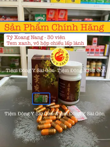 Tỷ Xoang Nâng Hộp 30 Viên - Thực Phẩm Chức Năng Hỗ Trợ Sức Khỏe Viêm Mũi và Viêm Xoang - Sản Phẩm Chuẩn Malaysia