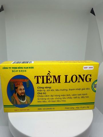 Tiềm Long - Hỗ Trợ Viêm Đại Tràng Mãn Tính Từ Thiên Nhiên - Hộp 10 Gói Thực Phẩm Chức Năng Giúp Tiêu Hóa Tốt