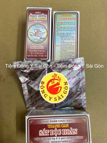 Sát Độc Hoàn Ông Tiên - Thực Phẩm Chức Năng Giúp Giảm Ngứa, Đặc Trị Mề Đay, Táo Bón - Hỗ Trợ Giải Độc Gan Mượt Mà
