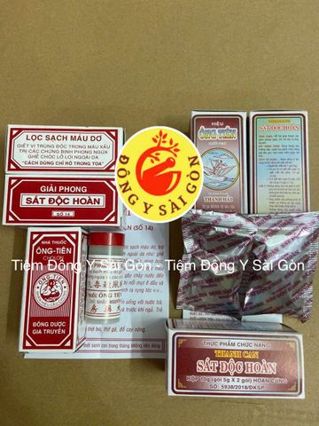 Sát Độc Hoàn Ông Tiên - Thực Phẩm Chức Năng Giúp Giảm Ngứa, Đặc Trị Mề Đay, Táo Bón - Hỗ Trợ Giải Độc Gan Mượt Mà