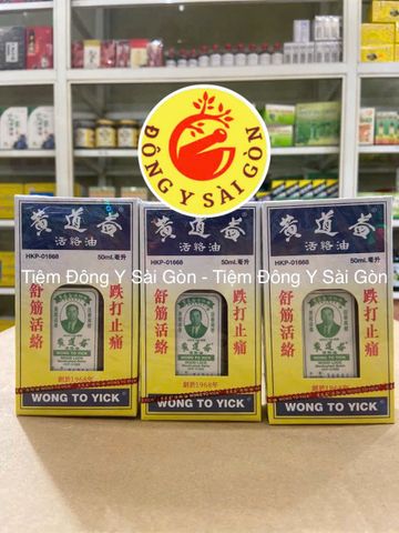 Dầu Nóng Xoa Bóp Wong To Yick 50ml - Sản Phẩm Hỗ Trợ Sức Khỏe Từ Hong Kong, Chất Lượng Cao