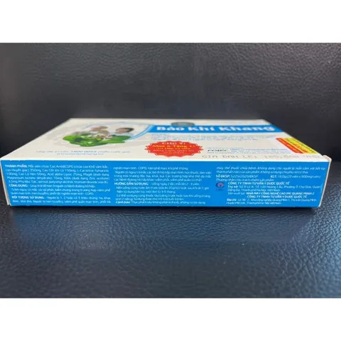 Viên uống Bảo Khí Khang - Hỗ trợ giảm ho, đờm và khó thở, tăng cường sức khỏe đường hô hấp cho người mắc COPD và hen suyễn