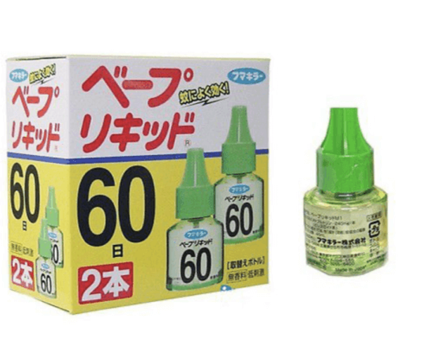 Máy Đuổi Muỗi Tinh Dầu Vape Nội Địa Nhật Bản - Hiệu Quả 60 Ngày, Thiết Kế Thông Minh, An Toàn Cho Gia Đình