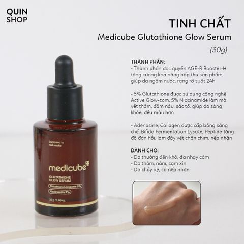 Tinh Chất Dưỡng Sáng Da Medicube Glutathione Glow Serum 30g - Serum Làm Sáng Da, Chống Oxy Hóa, Phục Hồi Da Xỉn Màu