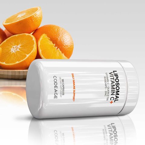 Viên Uống Vitamin C Liposomal Codeage - Hỗ Trợ Đẹp Da, Tăng Cường Đề Kháng, 180 Viên Nhộng - Sức Khỏe Tối Ưu