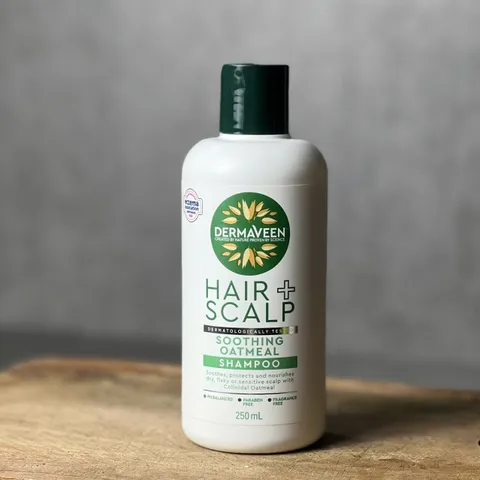 Dầu Gội DermaVeen Làm Dịu Da Đầu và Tóc - Dung Tích 250ml, Chống Kích Ứng, Phù Hợp Da Nhạy Cảm, Không Chứa Paraben