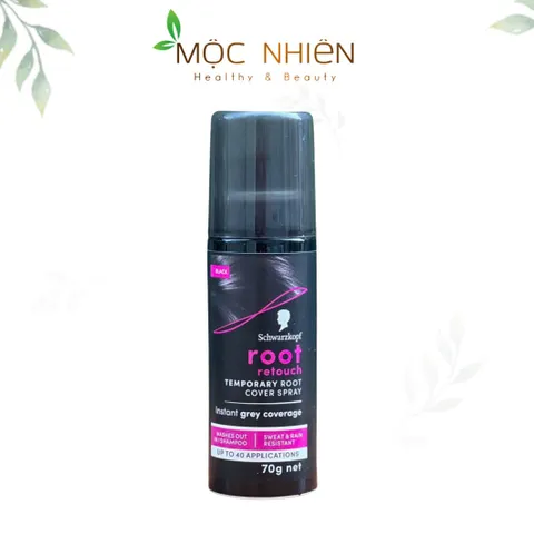 Xịt Nhuộm Tóc Bạc Tạm Thời Schwarzkopf - Phủ Bạc Nhanh Chóng, Không Gây Hại Tóc, Dễ Dàng Rửa Sạch, Tóc Bạc Biến Mất Sau 3 Giây