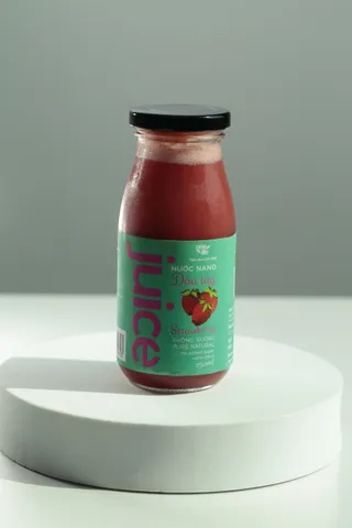 Nước Ép Dâu Tây Tươi Không Đường, Không Chất Bảo Quản - Detox Giảm Cân Làm Đẹp Da Từ Thiên Nhiên OneLife