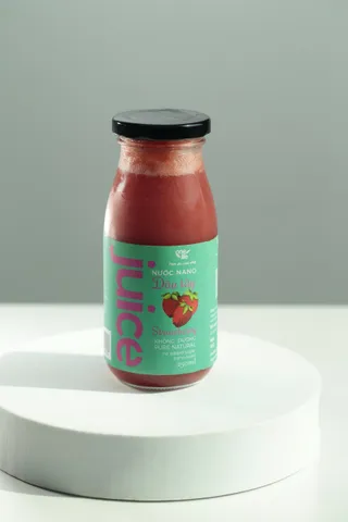 Nước Ép Dâu Tây Tươi Không Đường, Không Chất Bảo Quản - Detox Giảm Cân Làm Đẹp Da Từ Thiên Nhiên OneLife