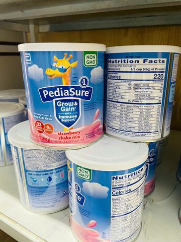 Sữa Pediasure Grow & Gain 400g - Sữa Bột Dinh Dưỡng Cho Trẻ Biếng Ăn Vani, Dâu, Socola, Giúp Tăng Trưởng Khỏe Mạnh