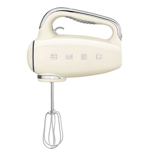 Máy Đánh Trứng SMEG HMF01CREU 250W - Cầm Tay, 9 Cấp Tốc Độ, Phụ Kiện Thép Không Gỉ - Made in Italy, Cho Bánh Ngọt Và Mặn