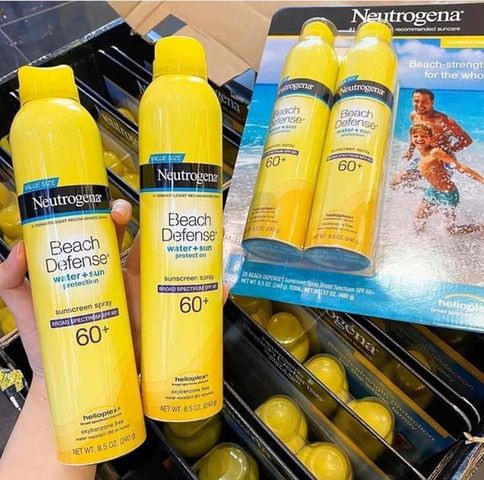 Kcn - Xịt Chống Nắng Neutrogena Beach Defense Sunscreen Spray