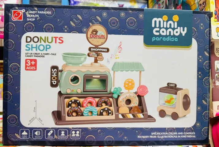Candy Paradise Đồ Chơi Nhập Vai Tiệm Bánh Mini 777-8 - Bộ 34 Món Có Hiệu Ứng Đèn Âm Thanh Cho Trẻ 3 Tuổi Trở Lên