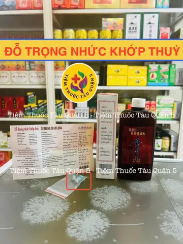 Đỗ Trọng Nhức Khớp Thủy Đài Loan 200ml - Hỗ Trợ Giảm Đau Mỏi Khớp, Viêm Khớp, Thoái Hóa Khớp, Sản Phẩm Chính Hãng