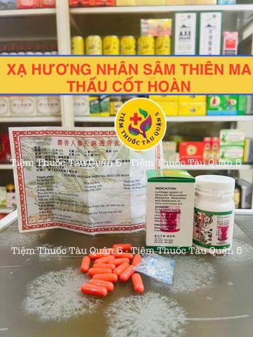 Viên Xạ Hương Nhân Sâm Thiên Ma Bách Thống Hỗ Trợ Xương Khớp - Hộp 20 Viên - Sản Phẩm Chức Năng Chính Hãng