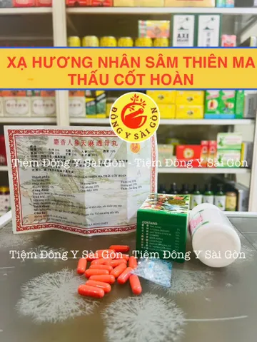 Viên Xạ Hương Nhân Sâm Thiên Ma Bách Thống - Hỗ Trợ Đau Nhức Xương Khớp, Sức Khỏe Tăng Cường (20 Viên)