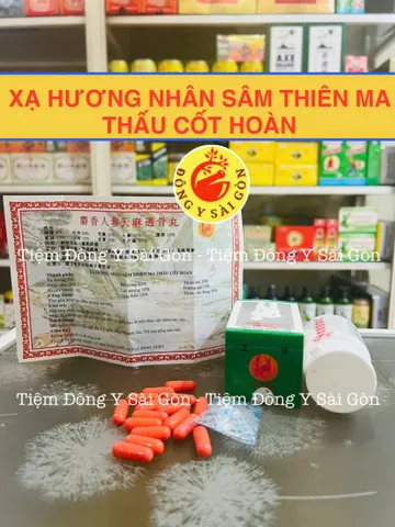 Viên Xạ Hương Nhân Sâm Thiên Ma Bách Thống - Hỗ Trợ Đau Nhức Xương Khớp, Sức Khỏe Tăng Cường (20 Viên)