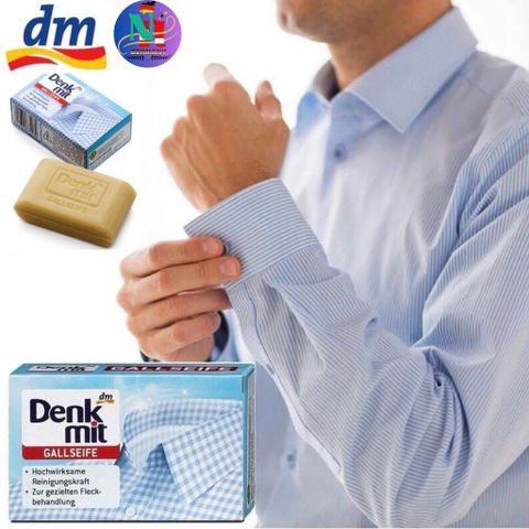 Xà Bông Tẩy Sạch Cổ Áo Sơ Mi Denkmit - Giải Pháp Hoàn Hảo Cho Áo Sạch Như Mới, Đồ Gia Dụng Từ Đức, Hiệu Quả Tẩy Vết Bẩn Cứng Đầu