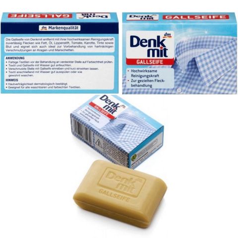 Xà Bông Tẩy Sạch Cổ Áo Sơ Mi Denkmit - Giải Pháp Hoàn Hảo Cho Áo Sạch Như Mới, Đồ Gia Dụng Từ Đức, Hiệu Quả Tẩy Vết Bẩn Cứng Đầu