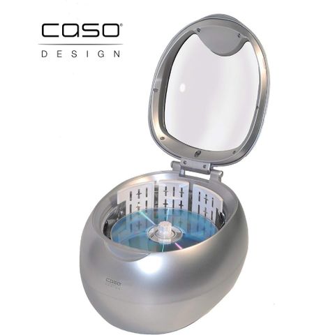 Máy làm sạch đồ trang sức siêu âm CASO 1510 UltraSonicClean Disc 50W 570ml rửa CD/DVD (mẫu mới)