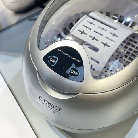Máy làm sạch đồ trang sức siêu âm CASO 1510 UltraSonicClean Disc 50W 570ml rửa CD/DVD (mẫu mới)