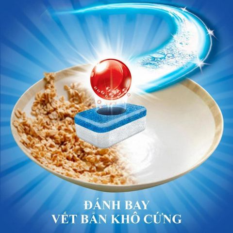 Viên Rửa Chén Bát Finish Powerball All in 1 Quantum - Tẩy Sạch Đầu Bếp, Bảo Vệ Thủy Tinh, Hàng Nhập Chính Hãng
