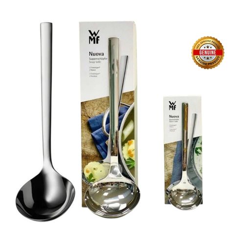 Muôi Inox WMF Nuova 18/10 Cao Cấp - Muỗng Canh Chống Gỉ Cromargan, Thiết Kế Ergonomic, Dùng Cho Bếp Gia Đình & Nhà Hàng, Nội Địa Đức