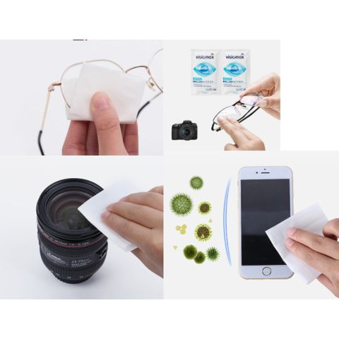 Giấy Lau Kính Visiomax 52 Miếng - Sạch Như Mới, Bảo Vệ Kính, Nhập Khẩu Đức Chính Hãng, An Toàn Cho Mắt Kính Và Màn Hình Điện Tử