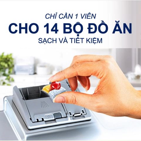 Viên Rửa Chén Finish Powerball Quantum 64 Viên Hương Chanh - Sạch Bóng Vượt Trội, An Toàn Cho Gia Đình, Nhập Khẩu EU