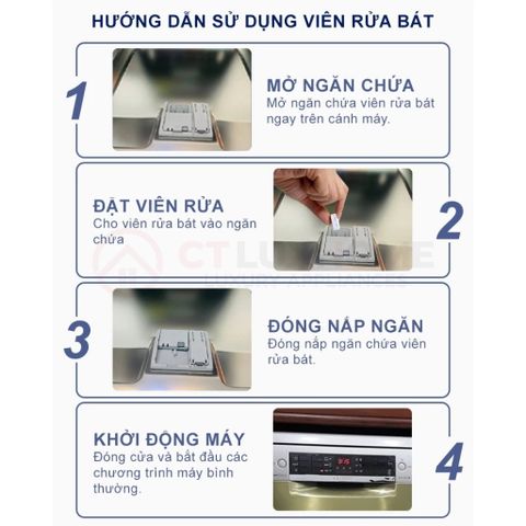 Viên Rửa Chén Finish Powerball Quantum 64 Viên Hương Chanh - Sạch Bóng Vượt Trội, An Toàn Cho Gia Đình, Nhập Khẩu EU