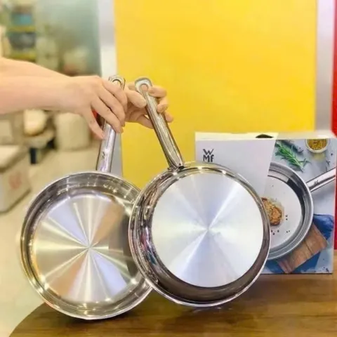 Chảo Thép WMF Pfanne Frying Pan 18-20-24-28cm - Chất Liệu Cromargan Bền Bỉ, An Toàn Cho Sức Khỏe, Dễ Vệ Sinh