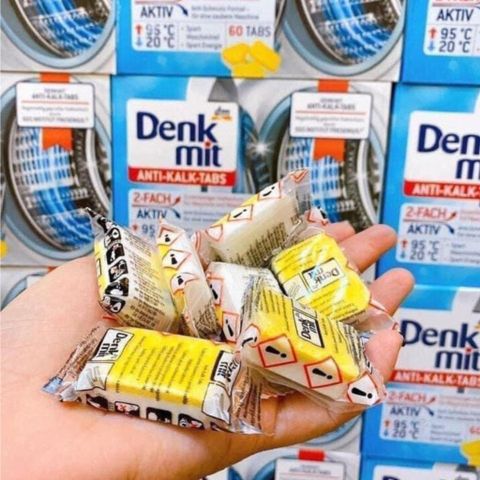 Viên tẩy lồng giặt Denkmit Anti-Kalk-Tabs hàng nội địa Đức, nhập khẩu chính hãng, tách lẻ
