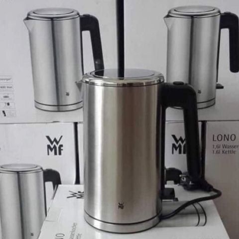 Ấm Siêu Tốc WMF Cromargan Lono 1.6L - Đun Nước Nhanh 2400W, Thiết Kế Inox Sang Trọng, Hàng Nhập Chính Hãng Đức