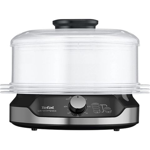 Nồi hấp điện Tefal VC2048 3 tầng 9L 800W Ultra Compact