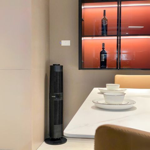 Quạt tháp Unold Super Air Smart 360 - Quạt đứng xoay 360 độ, tiết kiệm điện, điều khiển từ xa, thiết kế hiện đại từ Đức