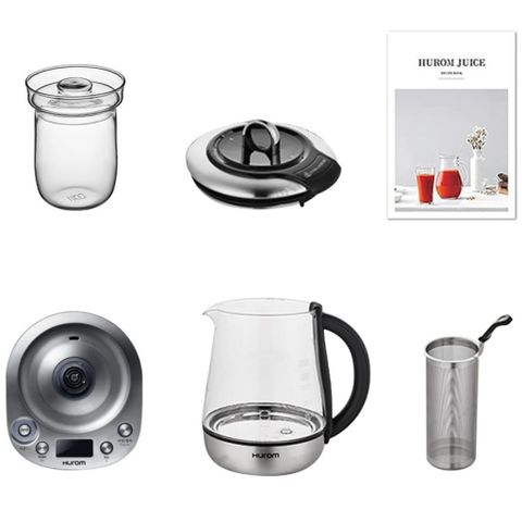 Ấm Pha Trà Đa Năng Hurom Tea Master TM-P02FSS - Chính Hãng Hàn Quốc, Chưng Yến, Thiết Kế Hiện Đại, Dễ Sử Dụng