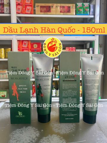 Dầu lạnh Glucosamine Hàn Quốc 150ml - Hỗ trợ giảm đau nhức xương khớp, chấn thương thể thao, thiên nhiên an toàn