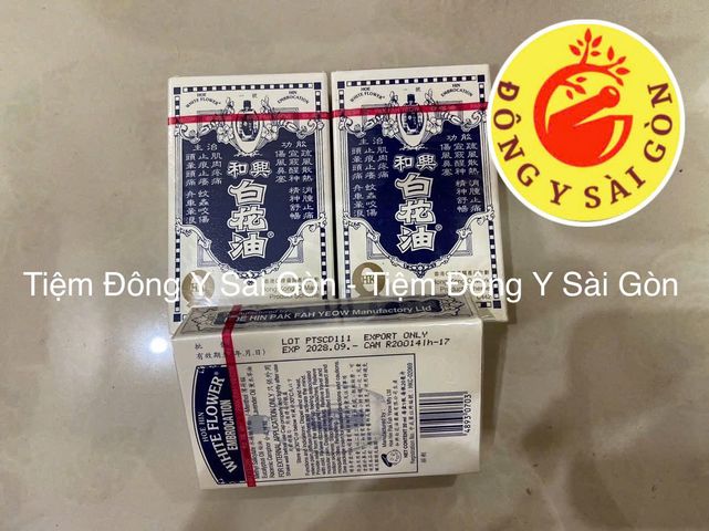 Dầu Bạch Hoa Hoe Hin Hong Kong 20ml - Tinh Dầu Thiên Nhiên, Giảm Đau, Thư Giãn, Chống Dị Ứng, Hàng Chuẩn Xịn