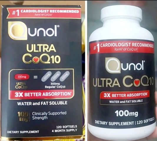 Vên uống bổ tim , ngừa đột quỵ qunol ultra COQ10 120V