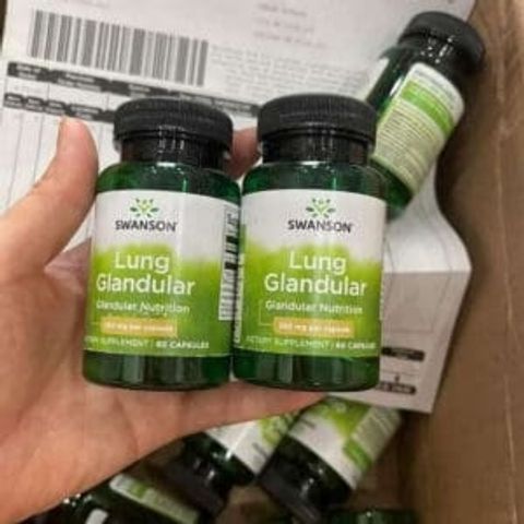 Viên uống bổ phổi Swanson lung glandular 60 viên 319103