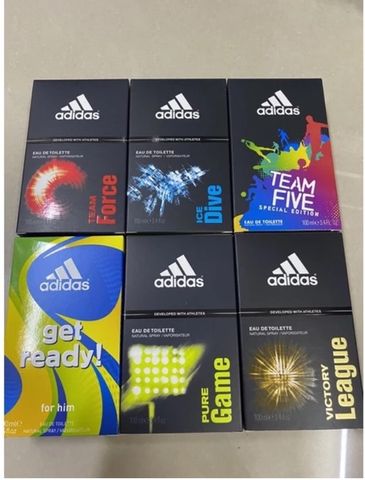 Nước hoa nam ADIDAS 100ml - Hương thơm tươi mát, nam tính cho phong cách thể thao, tự tin và năng động.