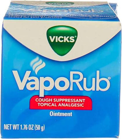 (có bill nhập) Dầu bôi ấm ngực Vicks VapoRub.