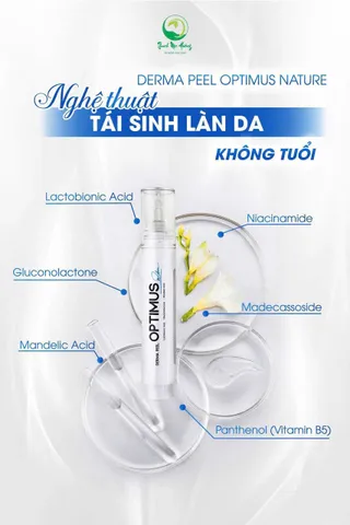 Peel Da Optimus Thanh Mộc Hương 15ml - Tẩy Da Chết Căng Bóng, Cải Thiện Mụn Nám, Tăng Cường Độ Ẩm Da